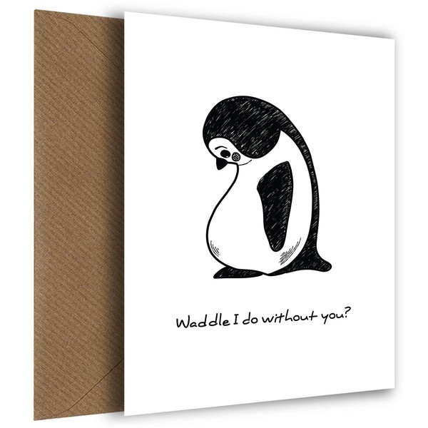 Sorry You're Leaving Cards for Colleagues - Waddle I Do
