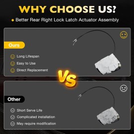 trustdrive Right Passenger Side Sliding Door Lock Latch Actuator For 2011–17 Toyota Sienna