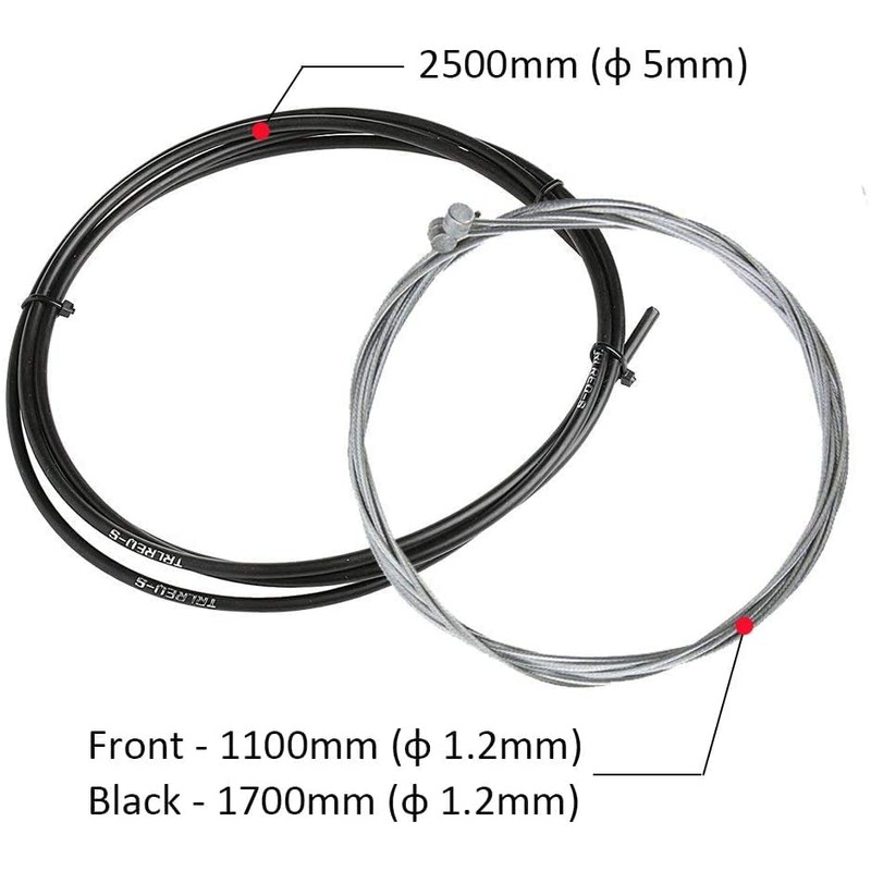 Wolfride Brake Wire Set, Brake Cable, Road Bike, Bicycle Wire,
