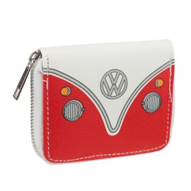 Puckator PUR96 Volkswagen VW T1 Camper Bus Van Wallet Purse, Red, Small