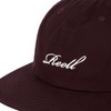 Reell Low Pitch Cap for Men and Women, bedford eggplant