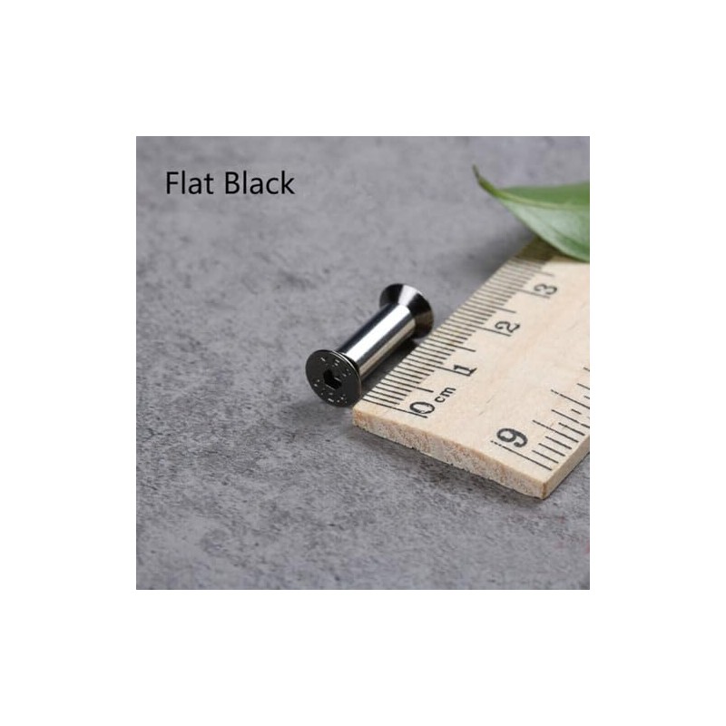 10PCS Knife Handle Bolts Rivets M4 Screws Nuts DIY Handle