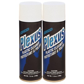 Plexus 20207-2PK Plastic Cleaner and Polish Aerosol, 7 fl. oz., 2 Pack