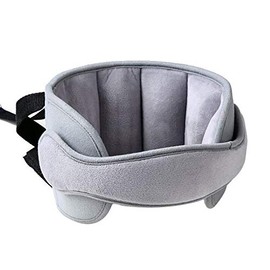 Soporte para la cabeza del asiento de coche de bebé, PP Gris Reposacabeza para El AutomóVil para NiñOs Soporte para La Cabeza Banda del Asiento de Coche para NiñOs