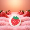 Strawberry Travel Hair Brush, Folding Round Massage Brush with Mini