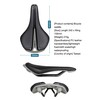 GORIX Bike Saddle Seat Wide Shock Absorption Seamless Waterproof Soft