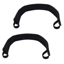 2pcs Tracheostomy Tube Holder Adjustable Tracheotomy Intubation Securement Tape Securemen,Reusable Tie for Post Neck Surgery Supplies Soft Reusable Trach Ties(Black)