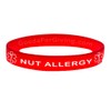 Goods For Giving Nut Allergy ID Bracelet Wristband - Red