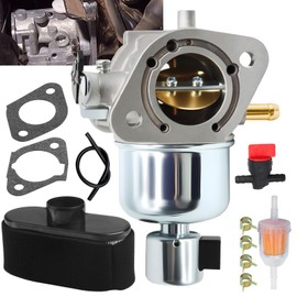 Huthbrother 15004-0985 15004-0986 Carburetor & 11013-7047 11013-0726 Air Filter Kit for Kawasaki FR730V FS730V FR651V FS651V FR691V FS691V Engine 15004-0984, 15004-0829, 15004-0826, 15004-7052.