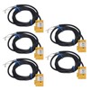 5PCS Inductive Proximity Switch 2 Lines Normally Open IP65 ABS