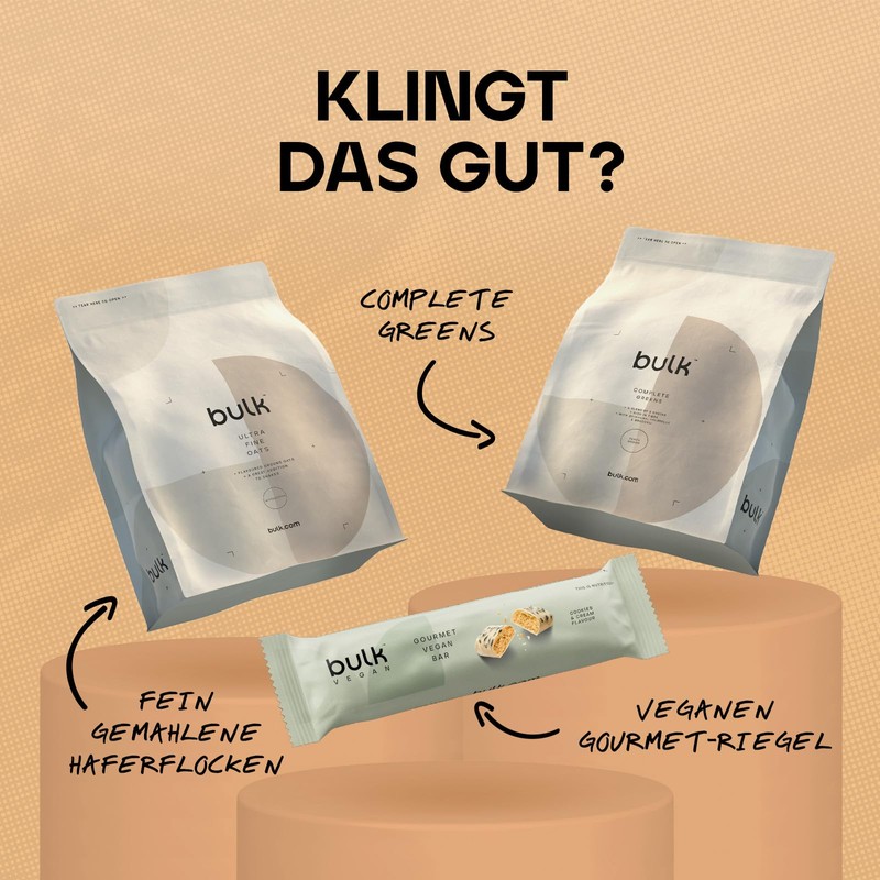 Bulk Vegan Protein Powder, Vanilla, 500 g, New and Improved