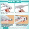 Synpinya 2 Pcs School Locker Shelf Organizer - Adjustable Locker