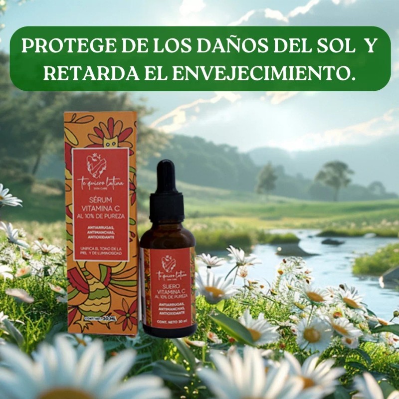 Te Quiero Latina Kit Serum Vitamina C+ Pantalla Solar Fps