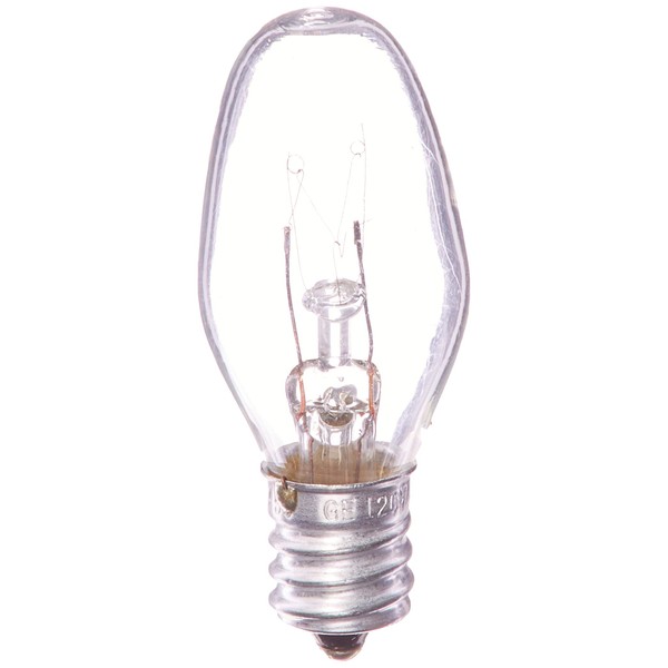 GE Lighting H&PC-65966 712395882191 GE Night Light Bulb Standard, 4 Watt, Clear 4 ea, 4 Count (Pack of 2), 8