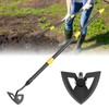 Hoe Garden Tools, 41.3 to 55.5 Inch Weeder Tool for