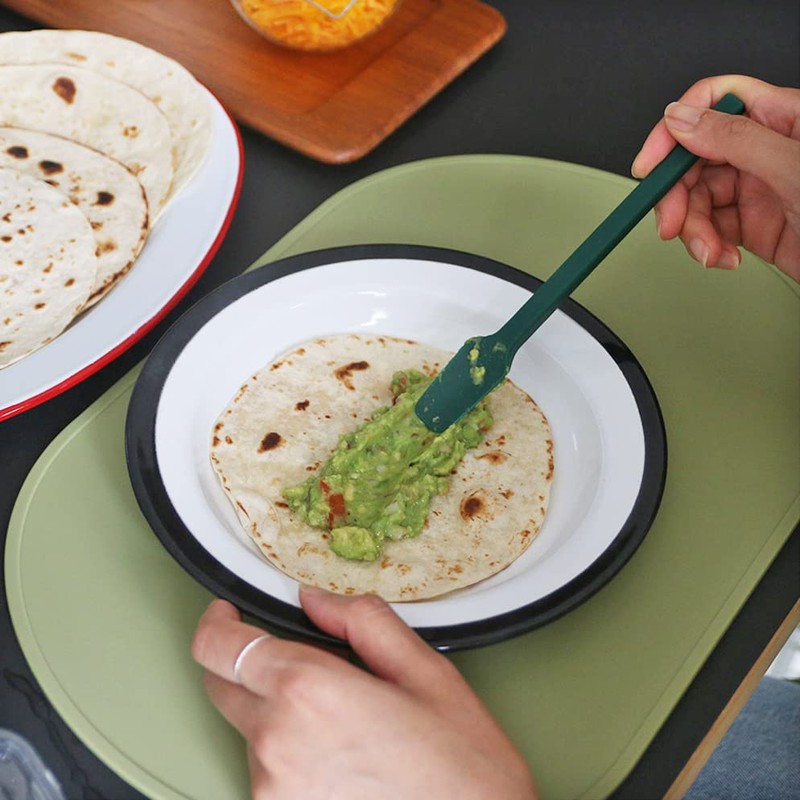 Carrotez Small Silicone Spoon, Mini Spatula, Small Spatulas for Kitchen