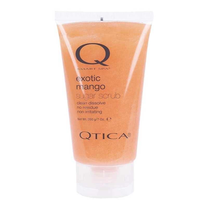 Qtica 스마트 스파 슈가 스크럽(엑소틱 망고, 7온스) Qtica Smart Spa