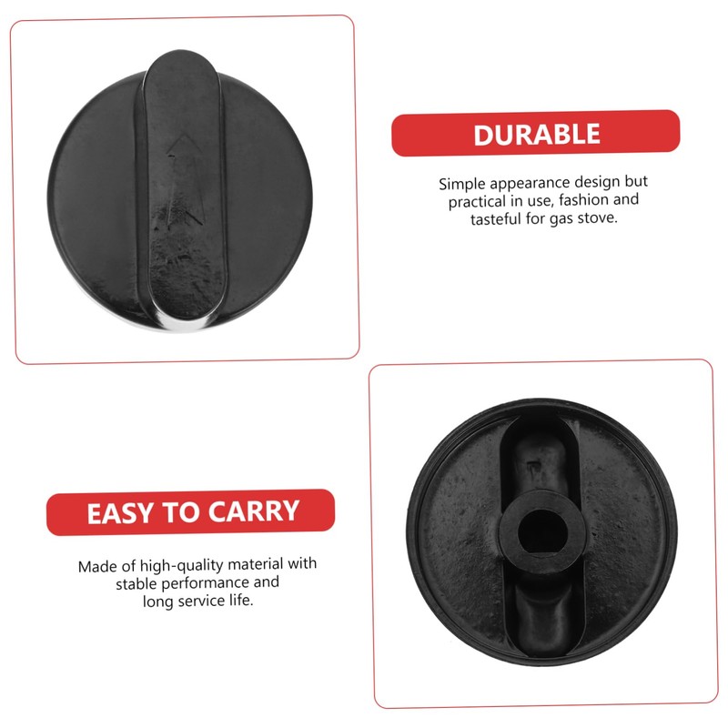 Hohopeti 10pcs Gas Stove Knobs Durable Rotary Control Knobs for