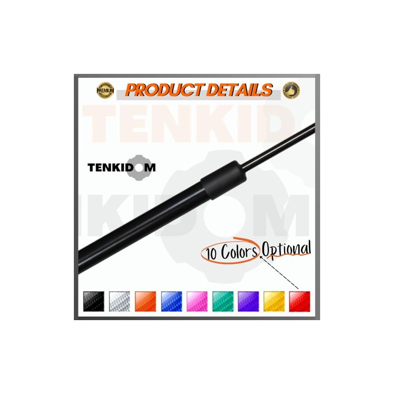 TENKIDOM Pickup Tailgate Assists Compatible with Left Nissan Frontier D23