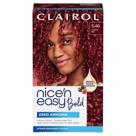 Clairol Nice N Easy Permanent Bold Zero Ammonia Hair Dye 5.46 Cherry Red