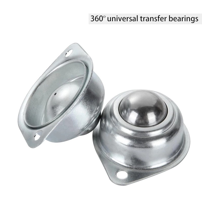 HNBun 16Pcs 1 Inch Ball Transfer Units 400Lbs Load Capacity