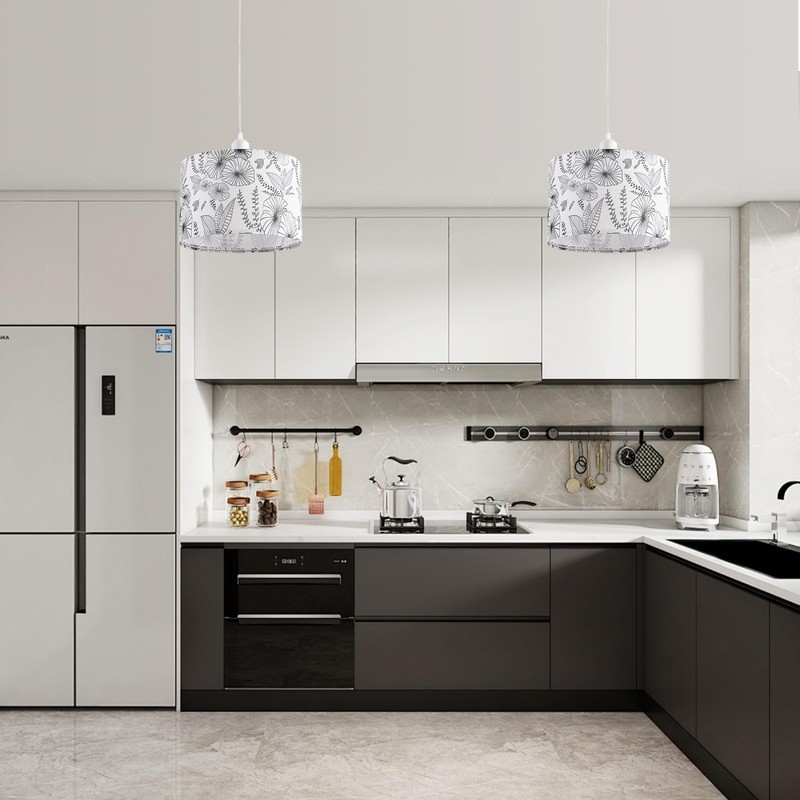 IHENGYANLT 2 Pack Plug in Pendant Light, Hanging Light with