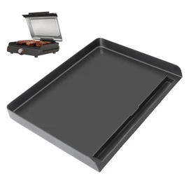 Griddle Plate for Ninja Sizzle Smokeless Grill GR101, Flat Top Griddle Plate Compatible with Ninja Sizzle GR100 Series, Non-Stick GR101 Griddle Plate, Insert