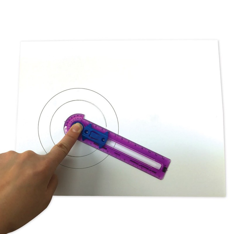 EAI Education Slide N' Measure Compass: Assorted Colors - Set