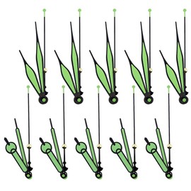 IMIKEYA Luminous Clock Hands Only Aluminum Clock Hands Replacement in The Dark Clock Mechanism Kit 10 Sets Quartz Clock Parts Needle Clock Mechanism Accessories