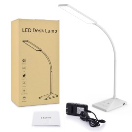 KOOTION 12 W 72 LED Dimmable USB Touch Sensor Gooseneck Desk Table Reading Lamp Light