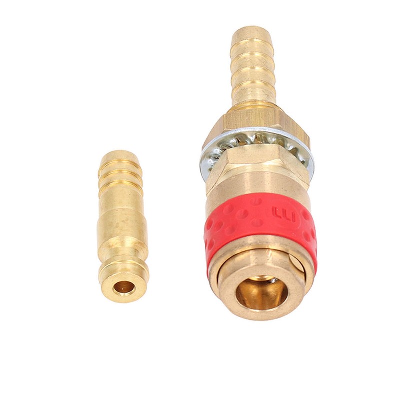 8mm Torch Hose Adapter Brass Connector Quick Coupler Fitting Kit