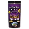 Omega One Super Color Sinking Cichlid Pellets, 2mm Large Pellets,