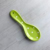 City to Cottage® - Ceramic Spoon Rest | Green and