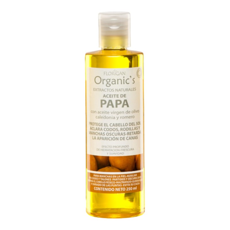 Aceite de Papa Orgánico con Aceite Virgen de Olivo, Celedonia