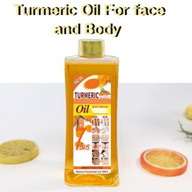 Uioecn Soft 7 oil, Soft 7 Turmeric oil for skin, For face and Body, Natural Moisturizing and Smoothing Body Oil