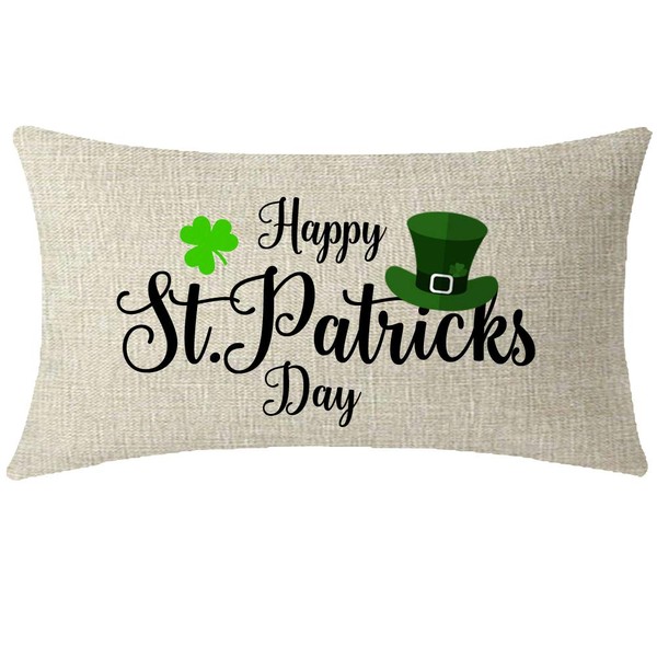 ITFRO Irish Blessing Happy St Patricks Day Shamrocks Clovers Lumbar