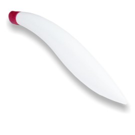 Set of 5 Liane Horse Foot / Hoof Sticks / Manicure Sticks / Cuticle Pusher White with Rubber Hoof Bordeaux