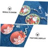 ABOOFAN 3sets Gold Earrings Women Christmas Ornaments Xmas Eardrop Jewelry