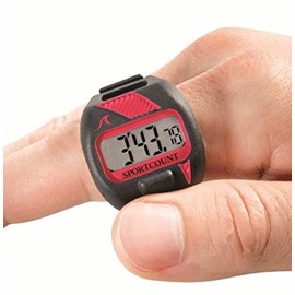 SportCount Chrono 200 Digital Finger Timer - Rot