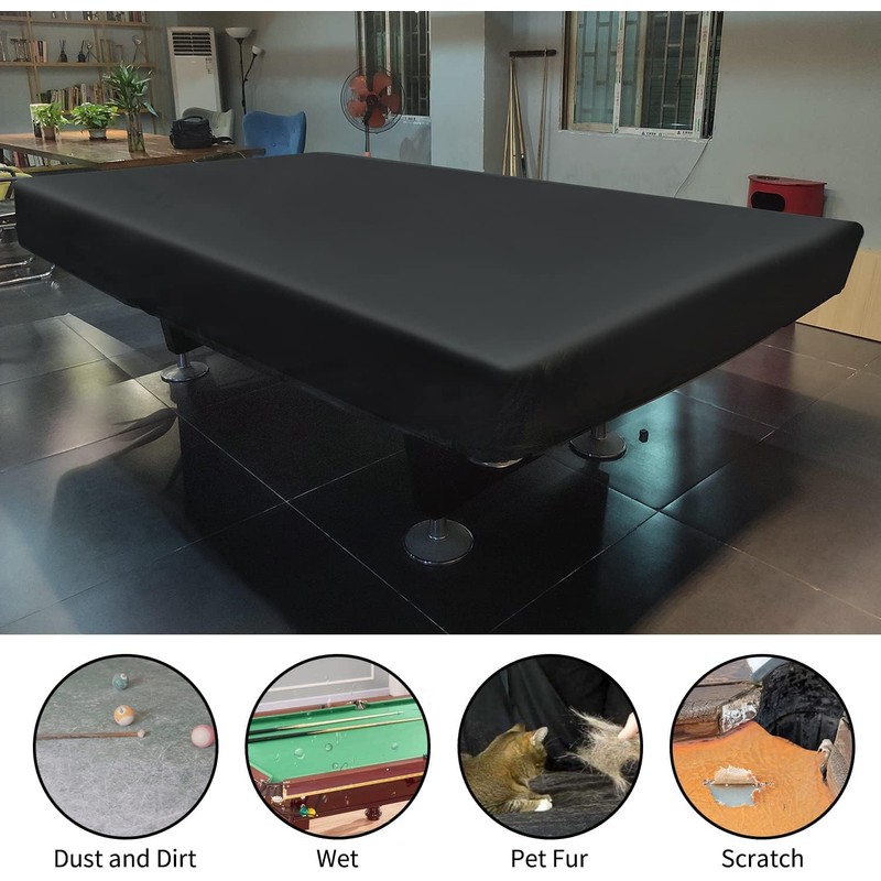 7Ft Pool Table Cover Waterproof & UV Protection, Billiard Pool
