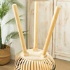 Woven Flower Pot Faux Rattan Planter High Living Room Floor