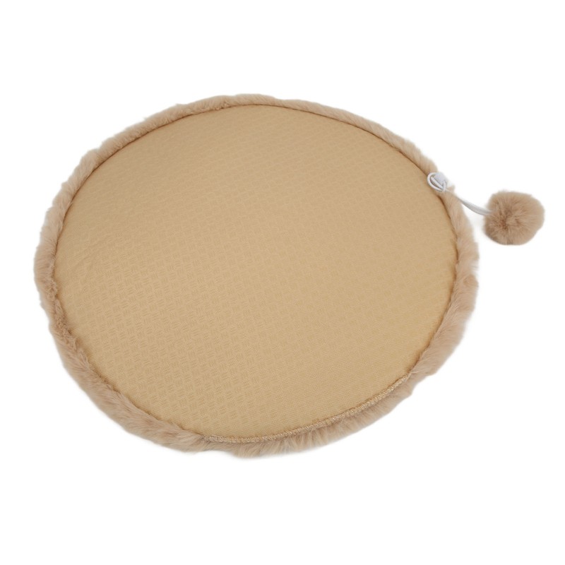 Round Pet Sleeping Mat Warm Comfy Round Pet Bed Mat