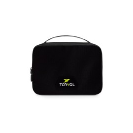 Torvol – LIPO SAFE BAG, Compact LiPo Battery Bag Fireproof, Stores up to 15 LiPo Batteries, Compatible Quad PITSTOP Backpacks, Battery Storage Organizer, 11 × 26 × 20 cm, Black