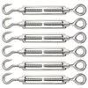 Pack of 6 M6 Rope Tensioners Stainless Steel 304 Turnbuckle