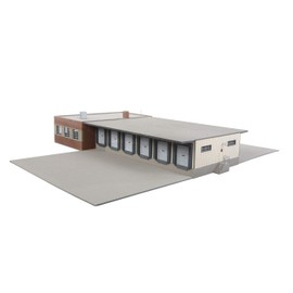 Walthers Cornerstone HO Scale Model Kit - Cross-Dock Truck Facility, Multi-Colored