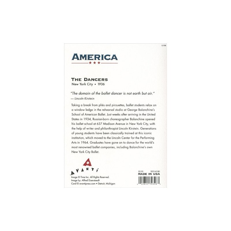 Ballerinas On Window Ledge - Avanti America Collection Dance/Dancing Birthday