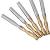 Titanium Coated 2-flute End Mill Milliling Cutter 3.175mm Shank 3.175mm