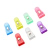 100 Pcs Plastic Clip Colorful Clear Clothespins Photos Crafts Memos