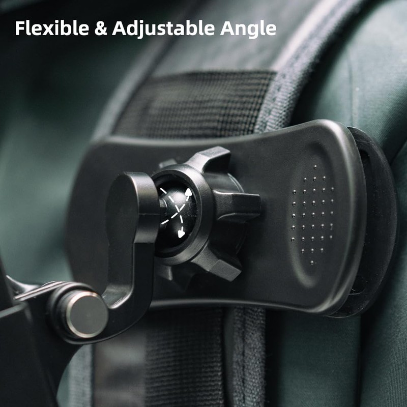 Osmo Pocket 3 Backpack Quick Clip Mount, 360 Degree Rotating