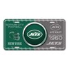 FANMATS 43271 New York Jets Embossed Metal License Plate